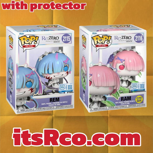 PRE ORDER Re: Zero Rem & Ram Exclusive Funko Pop! (SRP 1200)