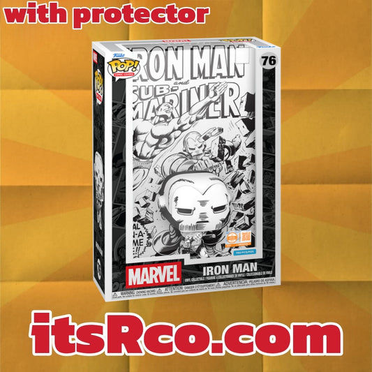 PRE ORDER Comic Cover Iron Man (Black & White) LE 750 Exclusive Funko Pop!