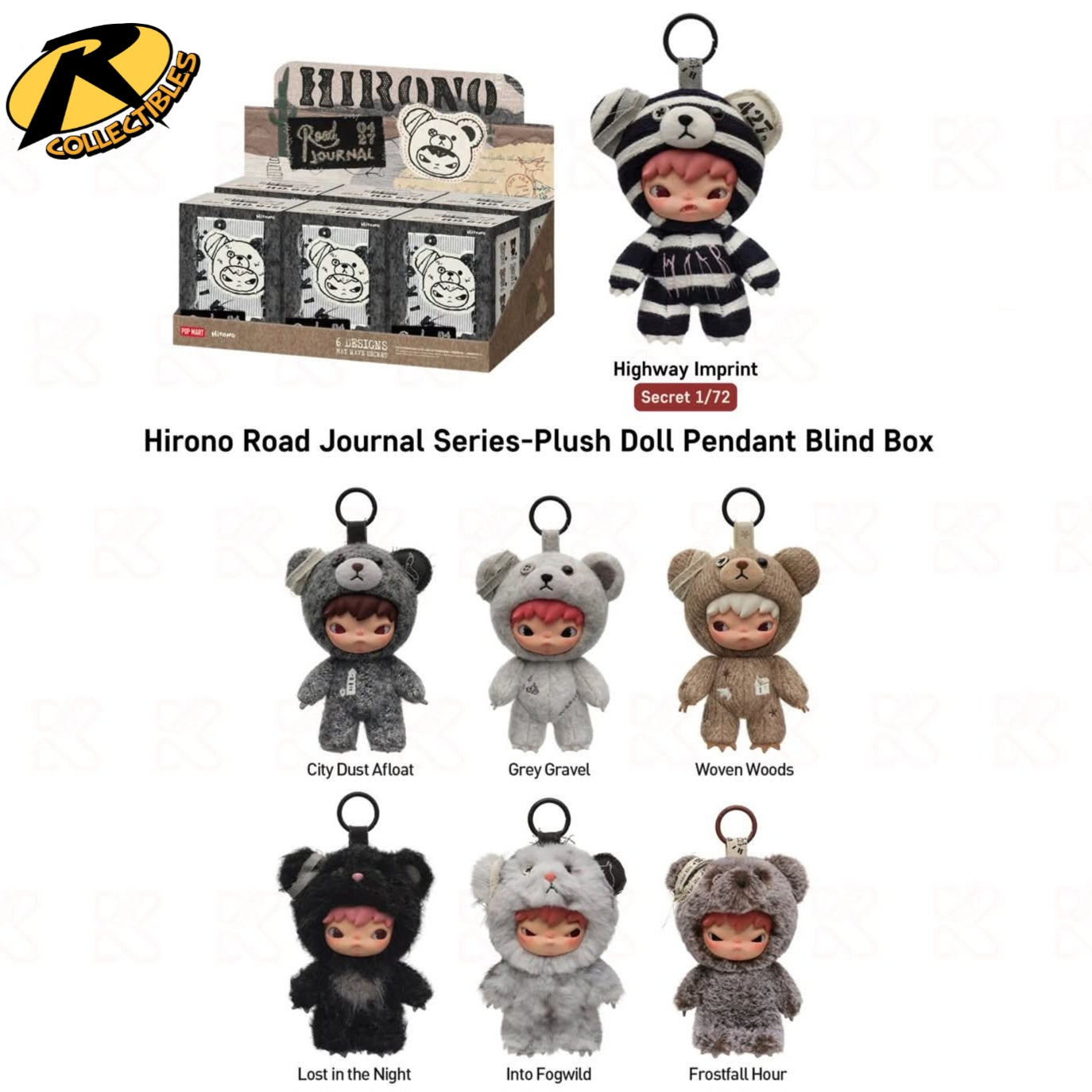 ON HAND Hirono Road Journal Plush Pendant