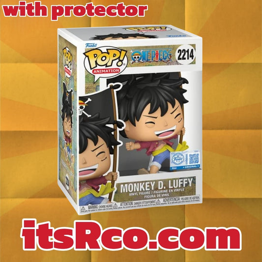 PRE ORDER Monkey D Luffy with Flag Exclusive Funko Pop!