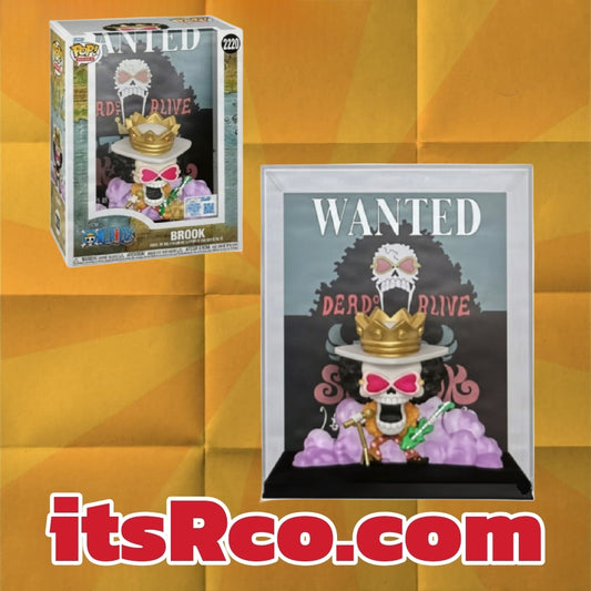 PRE ORDER Brook Wanted Poster Special Edition Funko Pop!