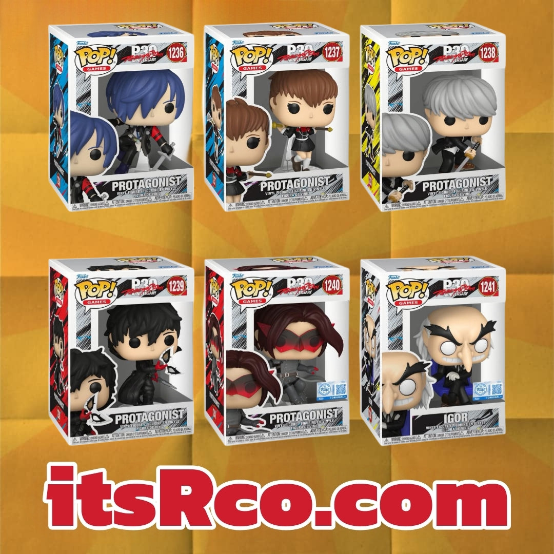 PRE ORDER Persona 30th Anniversary Funko Pop!