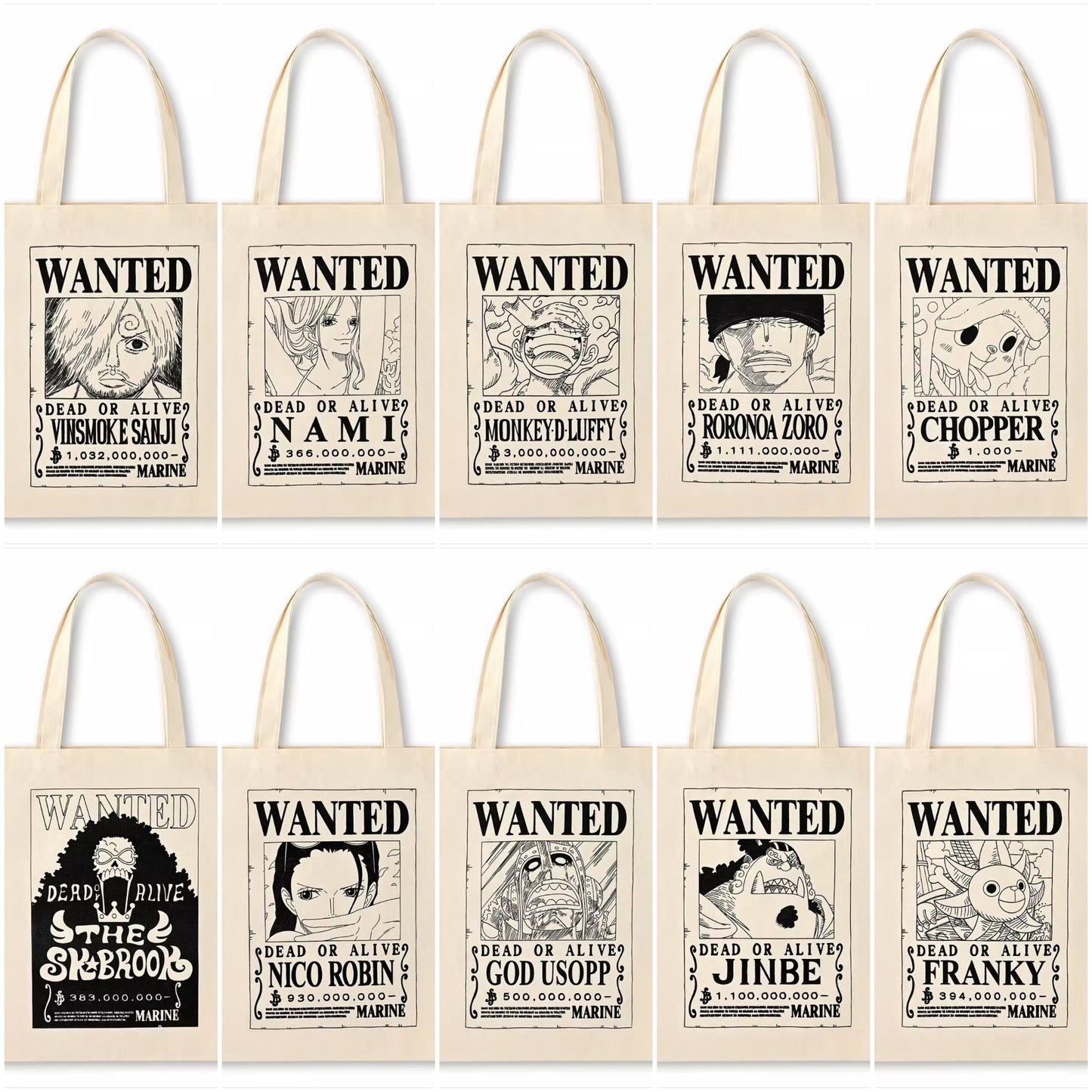 PRE ORDER One Piece Canvass Bag