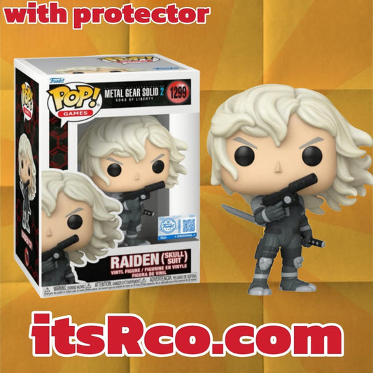 PRE ORDER Metal Gear Solid 2 Raiden Exclusive Funko Pop!