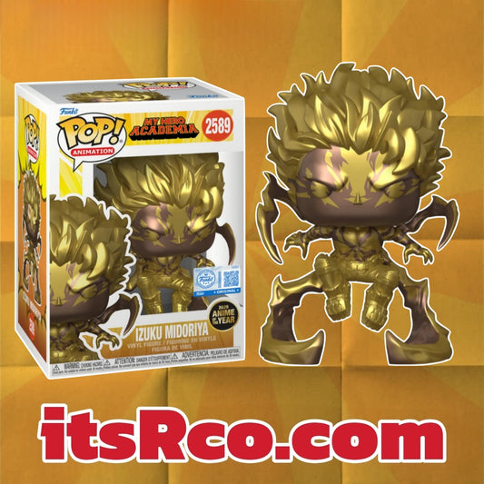 PRE ORDER MHA Izuku Midoriya Gold Statue Anime of the Year 2026