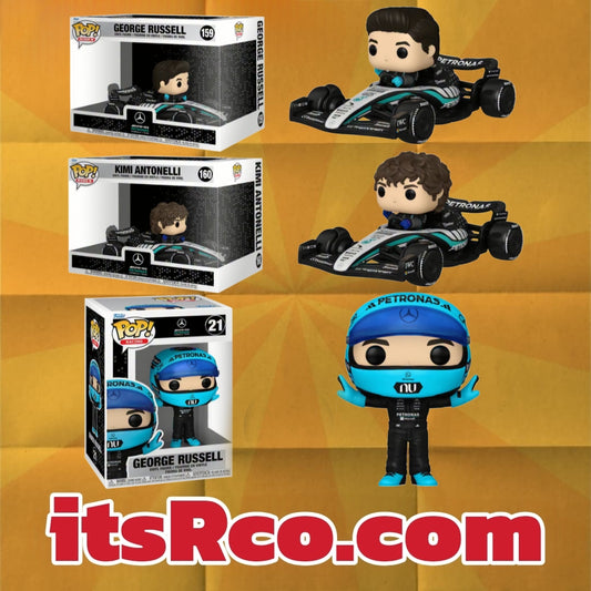 PRE ORDER George Russel & Kimi Antonelli Funko Pop!