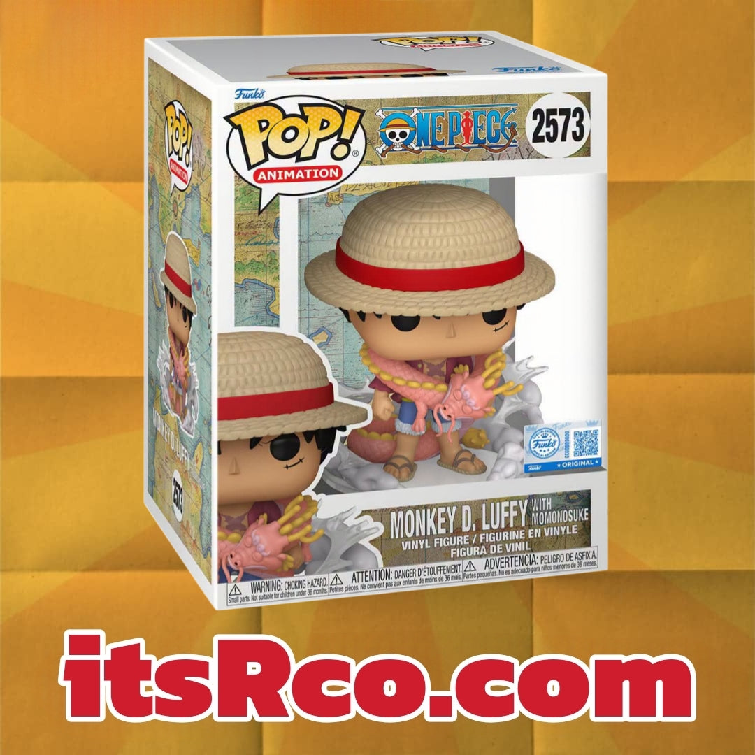 PRE ORDER Luffy with Momonosuke Premium Funko Pop!