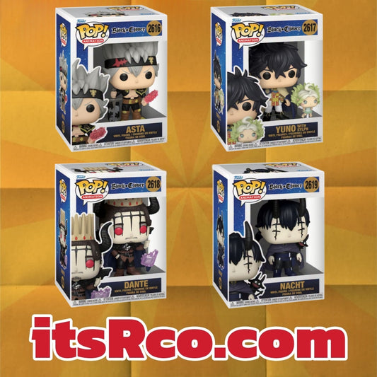 PRE ORDER Black Clover Funko Pop!