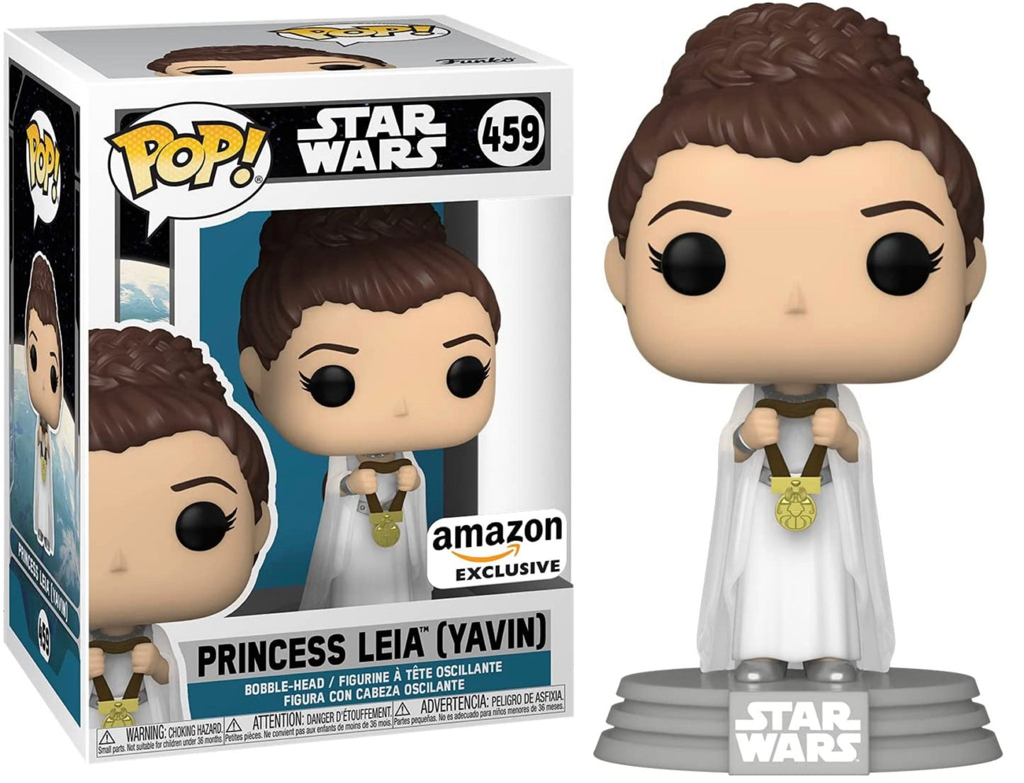 On Hand Princess Leia (Yavin) Amazon Exclusive Funko Pop!