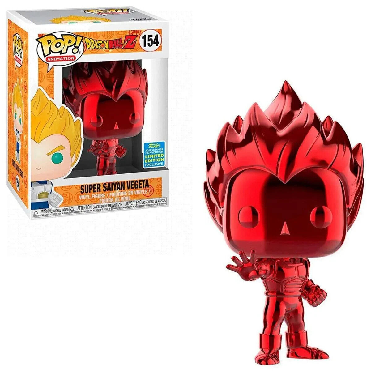 On Hand Super Saiyan Vegeta Summer Convention Exclusive 2019 Funko Pop!