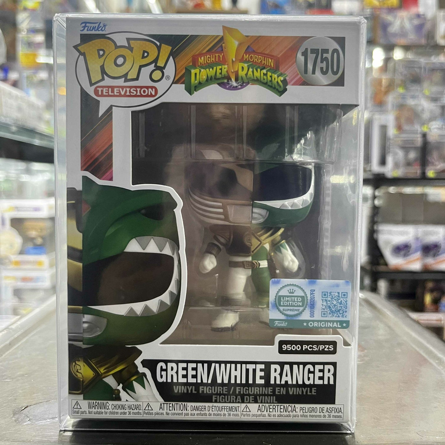 ON HAND Green/White Ranger LE 9500 Exclusive Funko Pop!