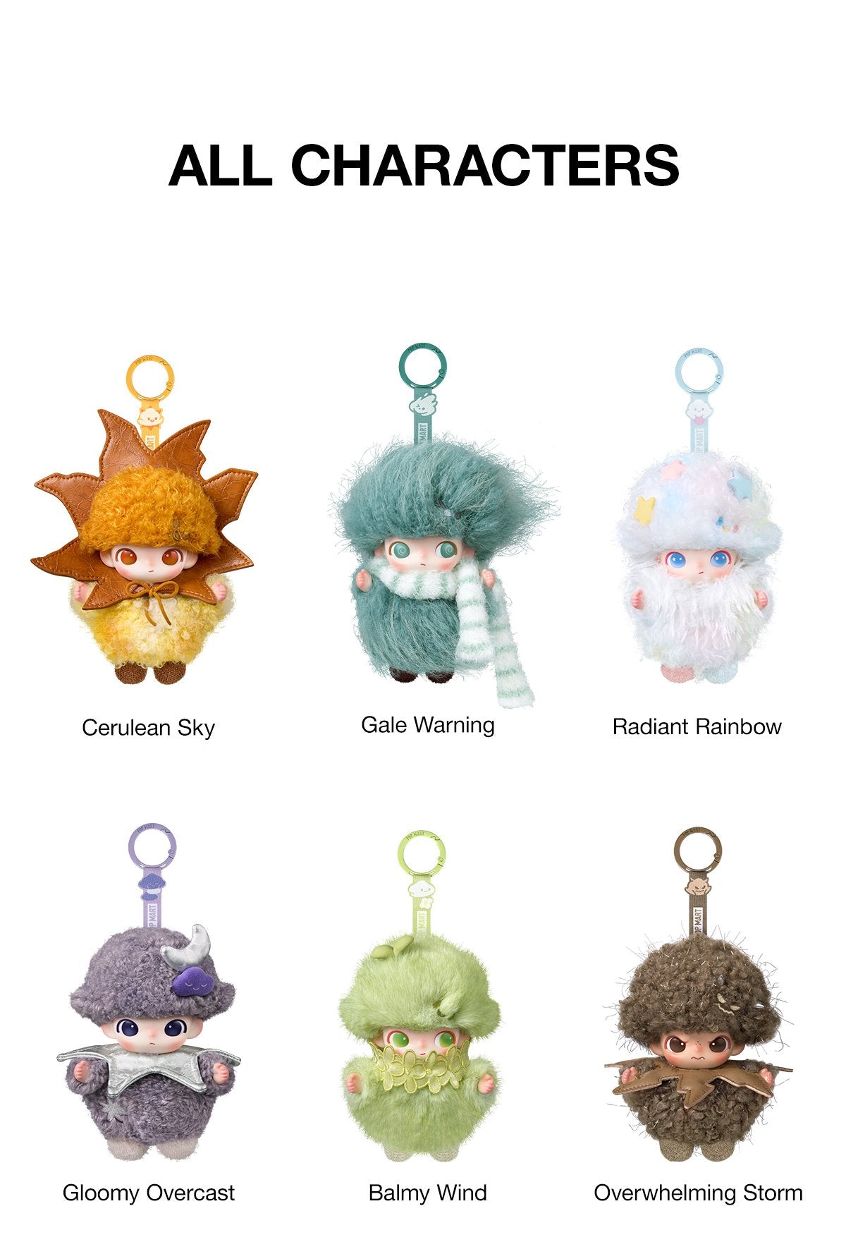 PRE ORDER Dimoo Mood Forecast Plush Pendant