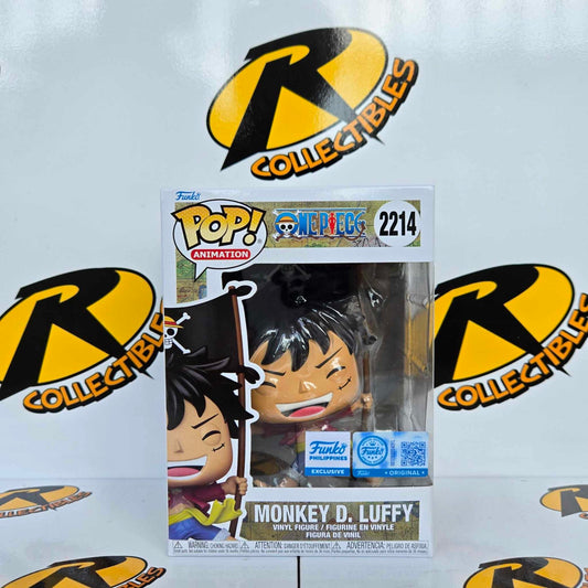 ON HAND One Piece Monky D Luffy with Flag Exclusive Funko Pop!
