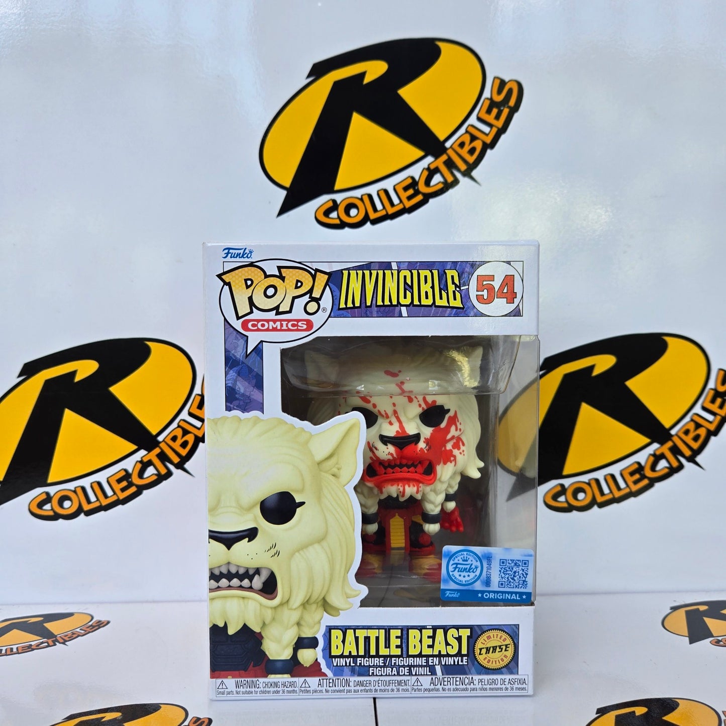 ON HAND Invincible Battle Beast Flocked CHASE Funko Pop!