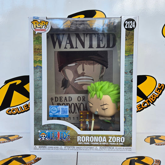 ON HAND Zoro Wanted Poster Exclusive Funko Pop!